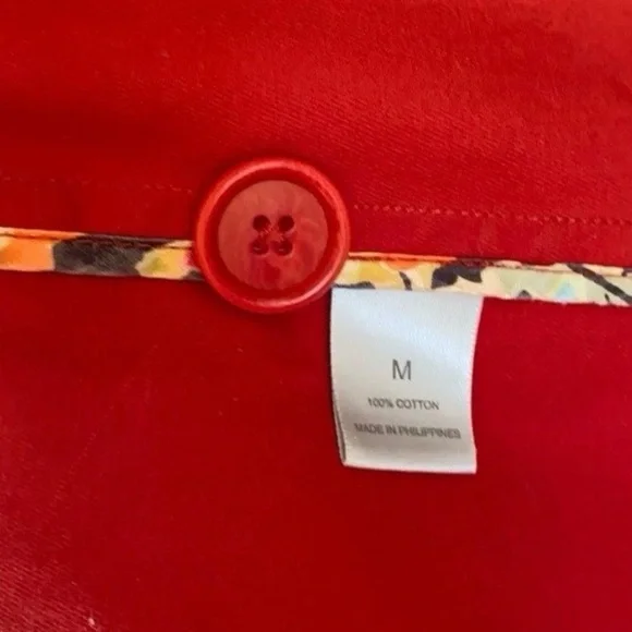 Vintage Stunning DKNYC Bold Orange Red Trench Coat - Picture 7 of 9